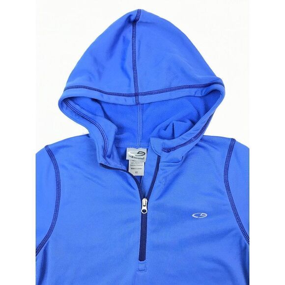 Champion Kids Blue Zip Front Hooded Jacket Size X-Small NWT - Picture 4 of 7